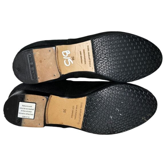 Isabel Marant Etoile Black Suede Leather Knee Tall Boots Size 36 US 5.5/6 NEW - Picture 8 of 8